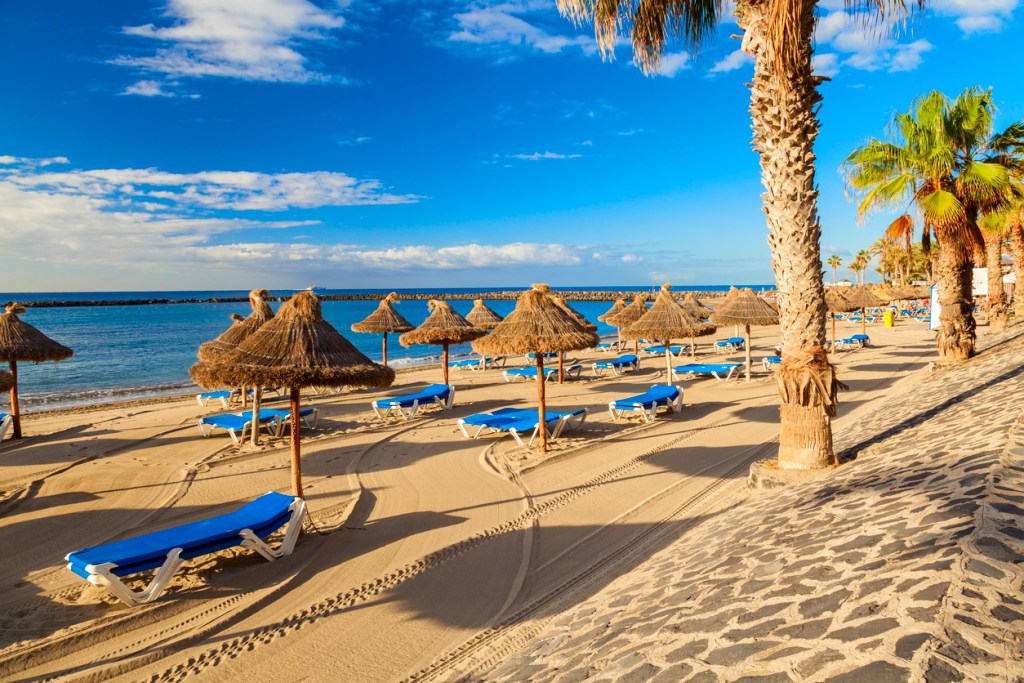 Tenerife is the second most searched holiday destination in the UK