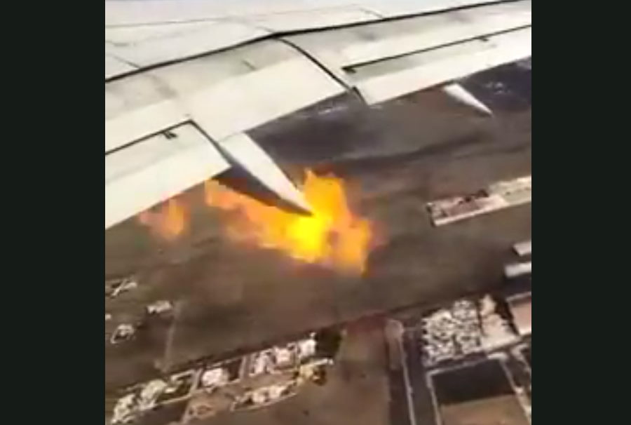 VIDEO: Engine fire forces emergency landing in Fuerteventura