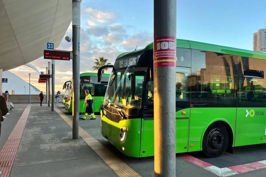 Free public transport has attracted 46,000 new frequent users in Tenerife
