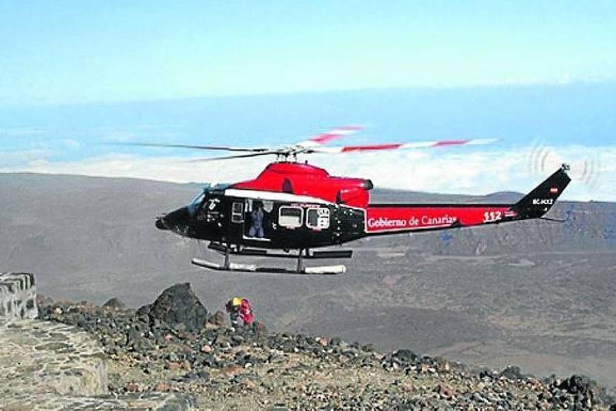 Injured hiker rescued from Masca Valley in Tenerife by helicopter