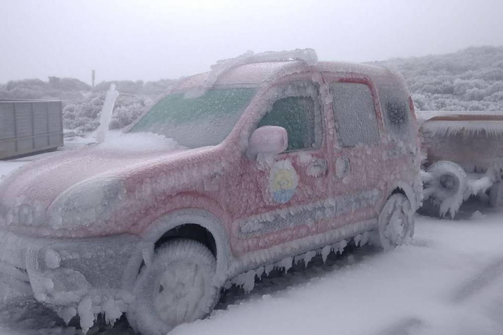 La Palma freezes as temperatures drop to -5.2°C