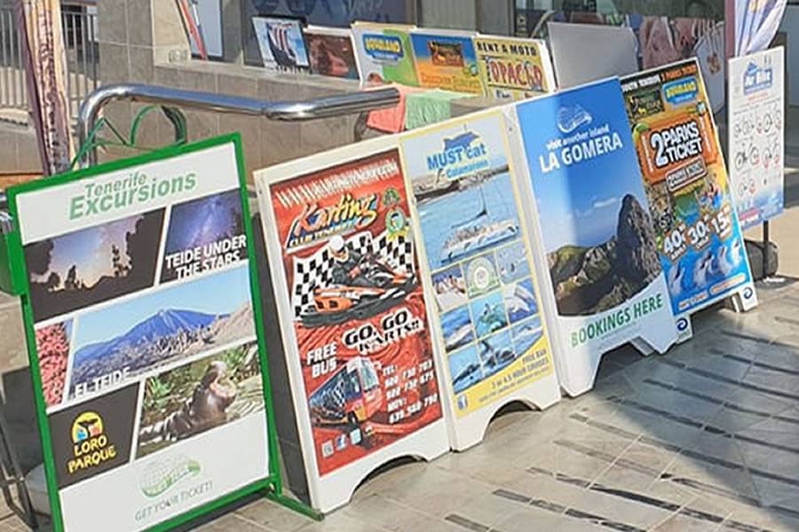Arona Council orders a dozen illegal excursions sales points to stop trading