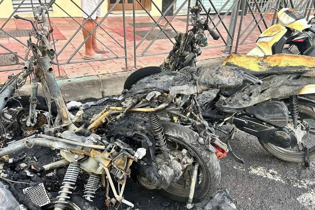 Arson attack in Los Cristianos during Carnival celebrations