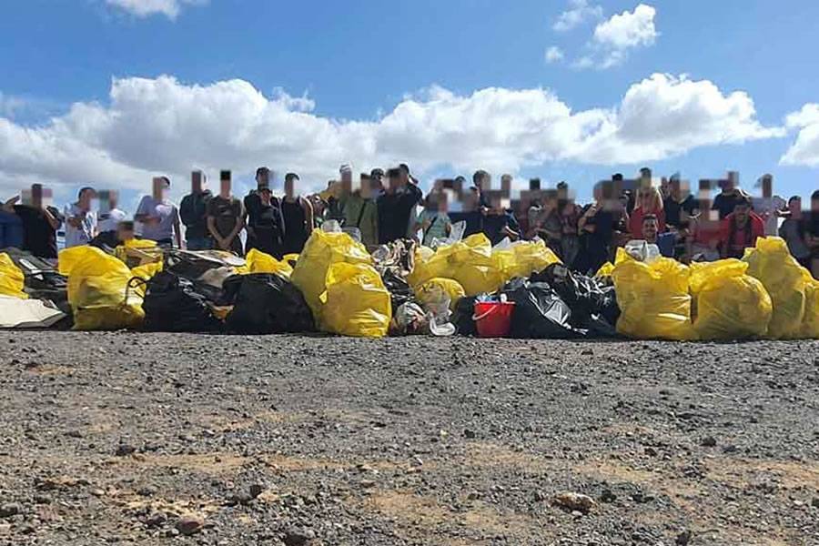 Students collect over 5,000kg of garbage from San Miguel's streets