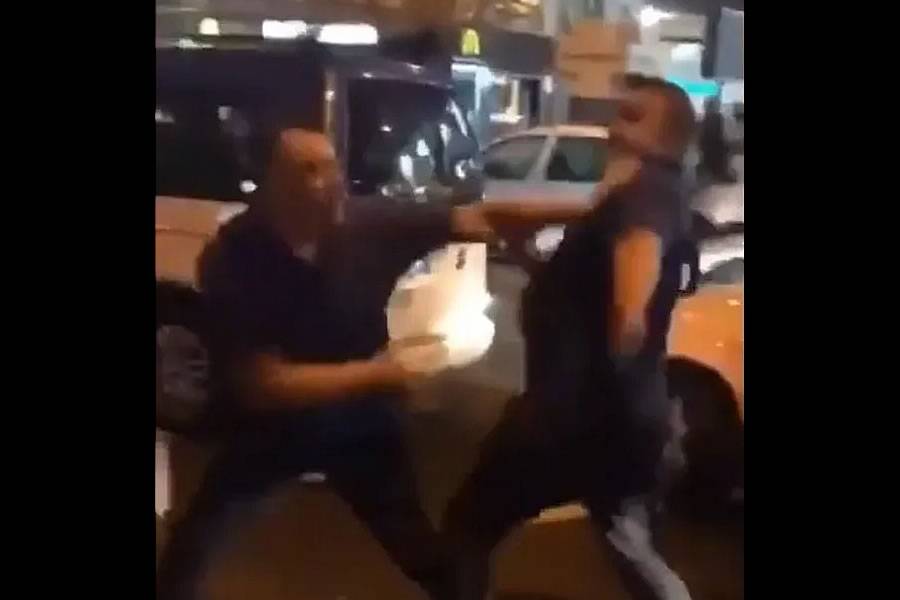 VIDEO: Two taxi drivers involved in a fight in Veronicas