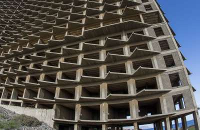 More than a hundred ‘concrete skeletons’ are scattered across the south of Tenerife