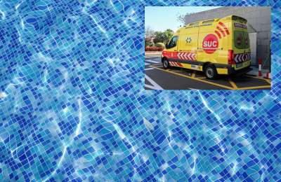 Paramedics revive young girl who drowned in a hotel pool in Playa Las Americas