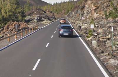 Cyclist injured after being knocked off his bike in Teide National Park