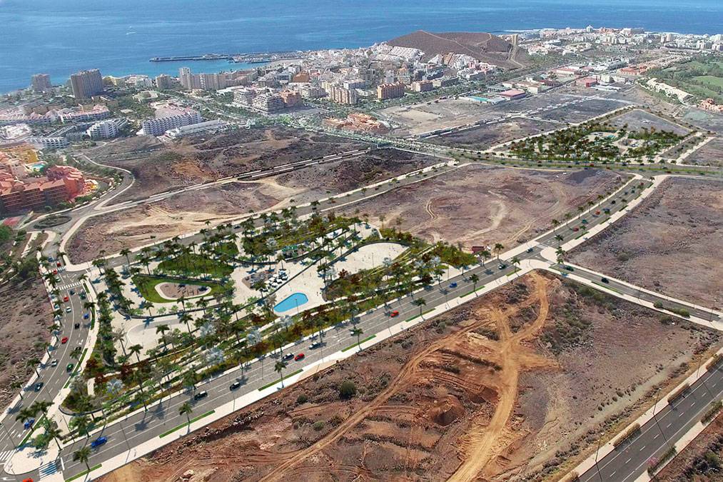 Arona chooses a water park over public housing in El Mojón, its ‘new city in the south’