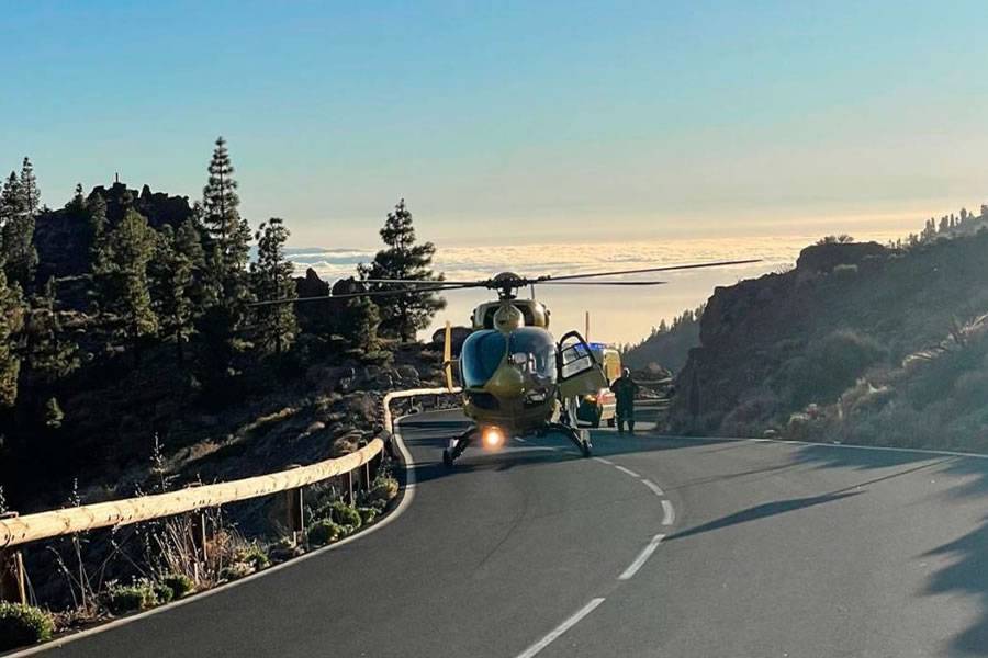 Cyclist dies after falling off his bike in Tenerife 